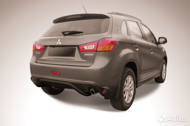 Защита бампера d57 скоба Mitsubishi ASX MAS14-016B