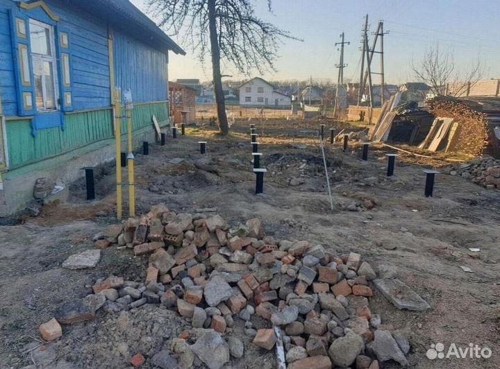 Винтовые сваи для забора
