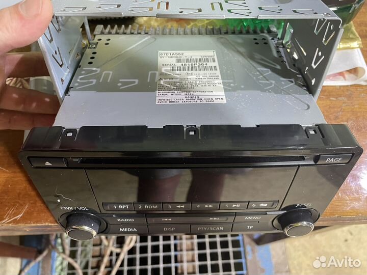Магнитола mitsubishi asx штатная