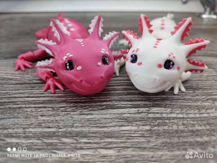 Дракон аксолотль пара на заказ