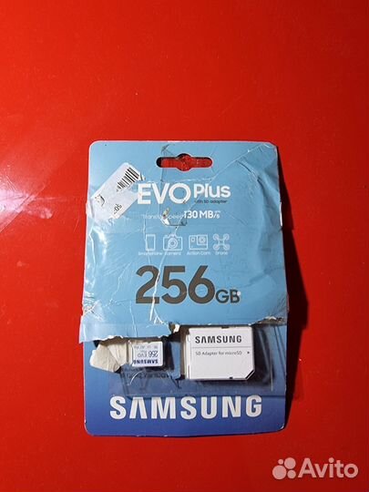 Карта памяти microsd Samsung 256gb v30