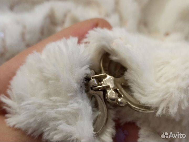 Накидка на платье со стразами для девочек