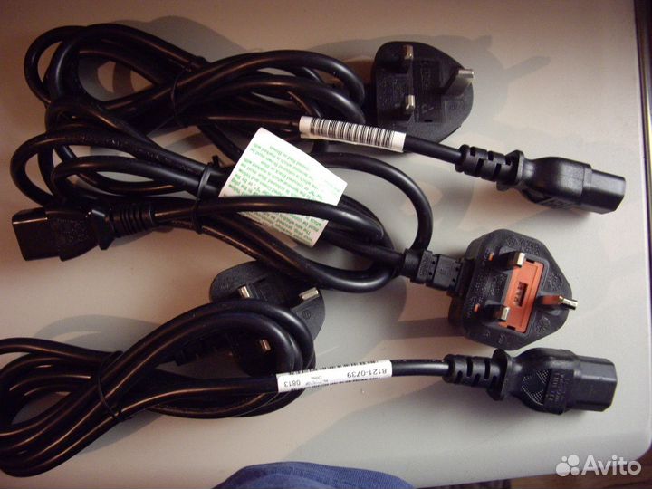 Английская вилка сетевая для усилителей