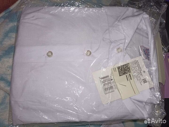 Блузка белая для девочек 122