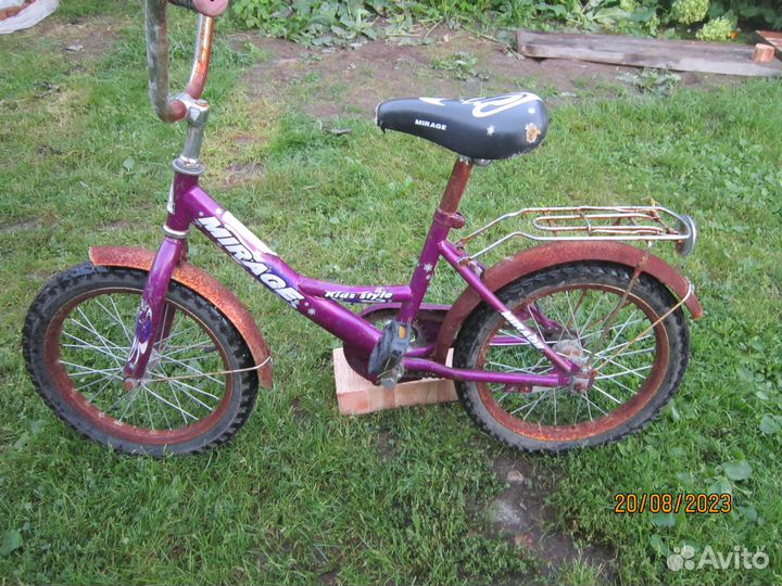 Детский велосипед бу 16