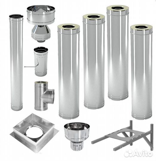 Везувий дымоходы и комплектующие