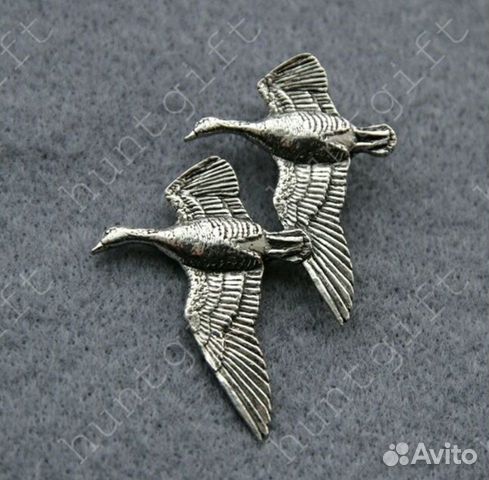 Охотничий Значок Гуси в Подарок Охотнику