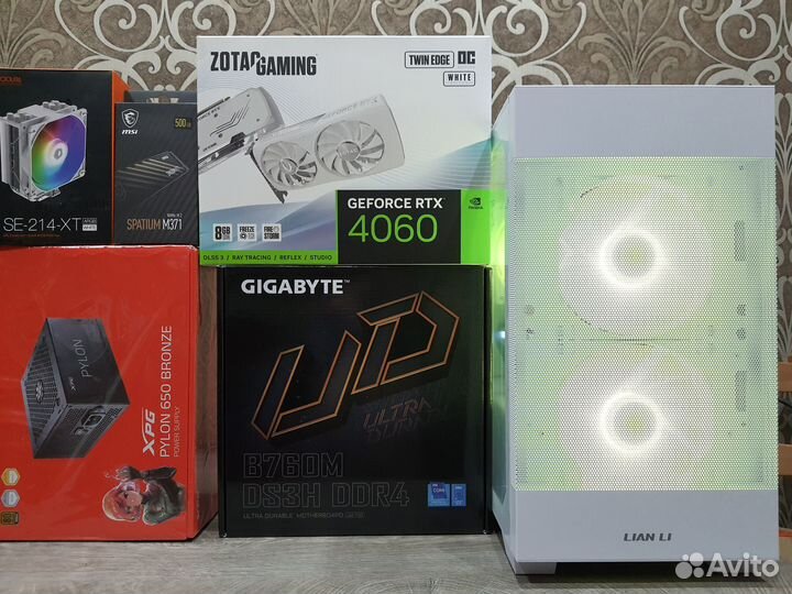 Новый Пк Для Игр Core i5 12400F/B760+RTX4060/650W