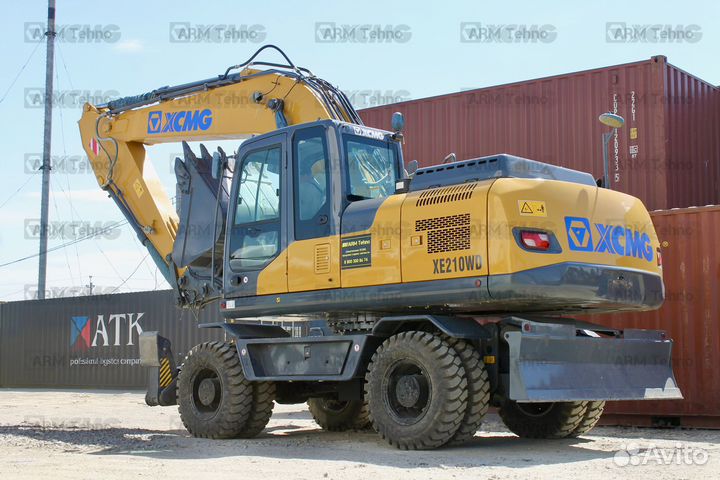 Колёсный экскаватор XCMG XE210WD, 2024