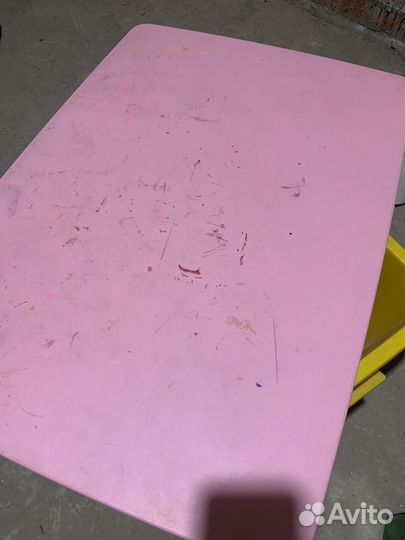 Стульчик и столик IKEA mammut