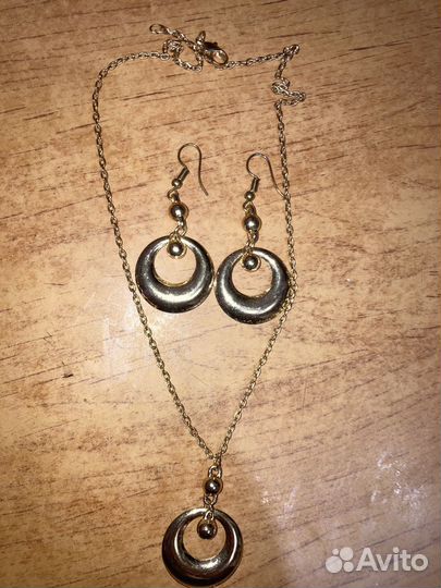 Серьги, перстень, комплект