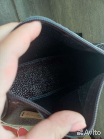 Косметичка кожаная новая