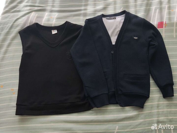 Рубашки, жилетка, кардиган