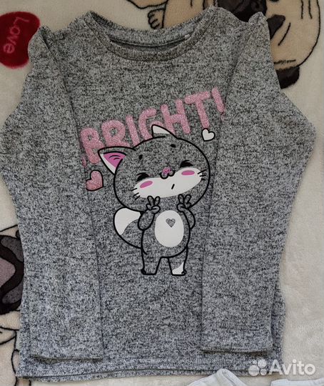 Кофточки пакетом для девочки, размер 110