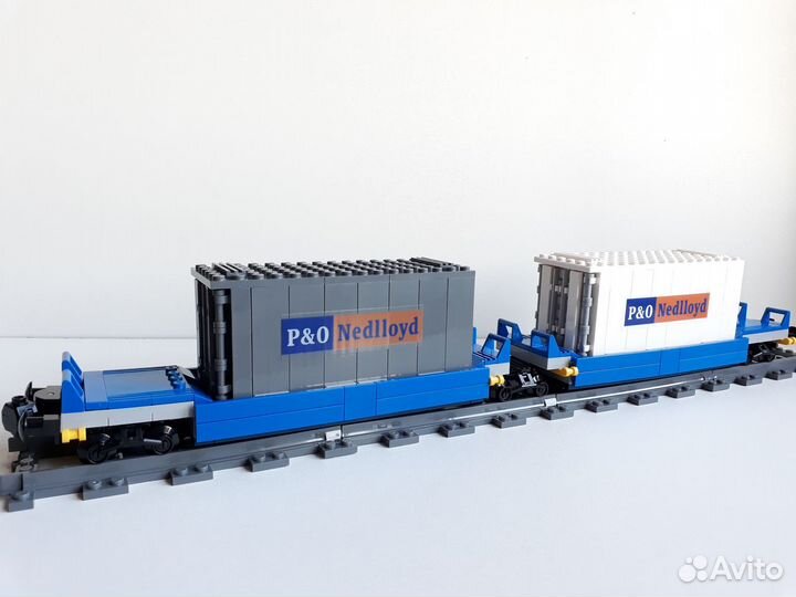 Lego конструктор железная дорога, поезд