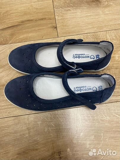 Туфли для девочки котофей