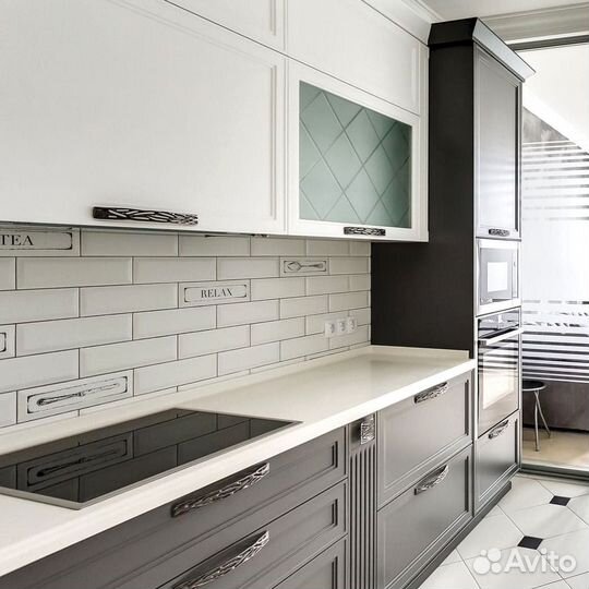 Скандинавский кухонный гарнитур на заказ