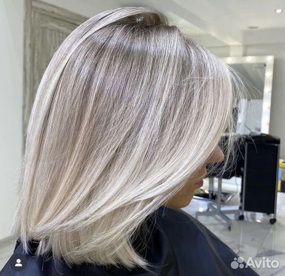 Модель на окрашивание волос