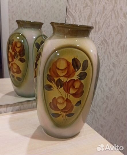 Керамическая ваза высота 30,5 см