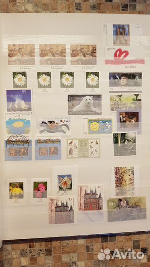 Коллекция современных почтовых марок Германии