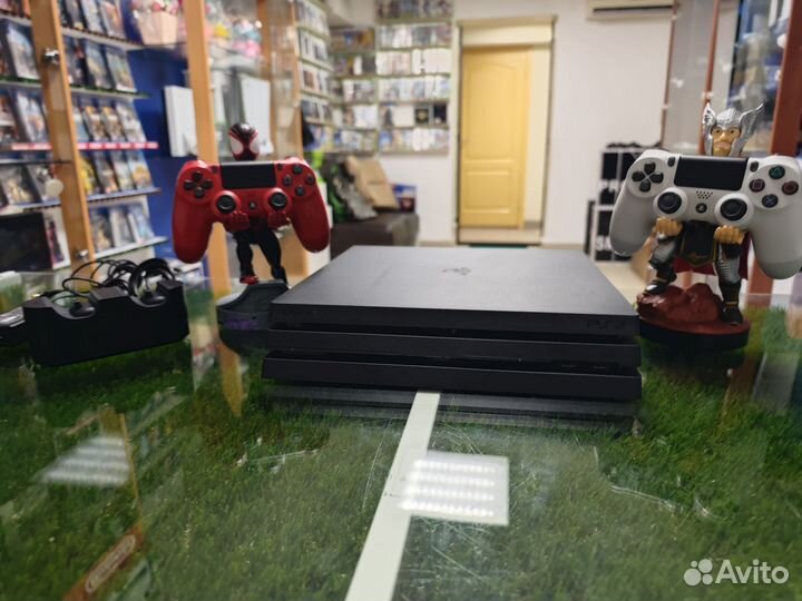 Sony PS4 Pro 1TB-4K/2 Джоя+Док станция/50+ Игр