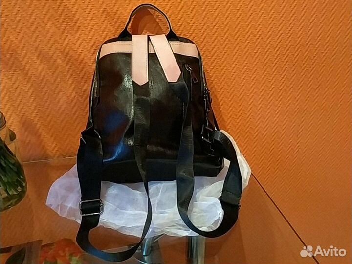 Сумка рюкзак новая натуральная кожа
