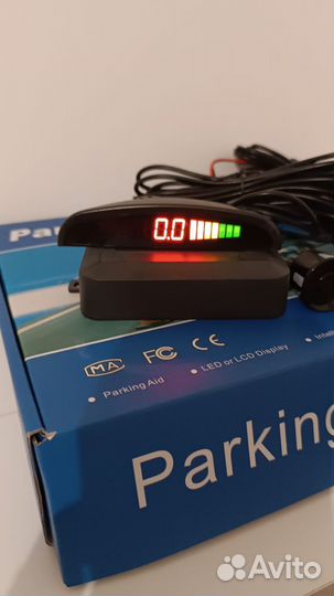 Парктроник на 4 датчика черный цвет Новый