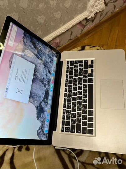 Apple MacBook Pro 15 core I7 3.3ghz turbo/750gb HD