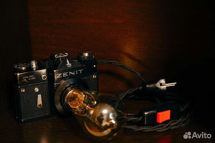 Светильник зенит zenit фотоаппарат ночник бра