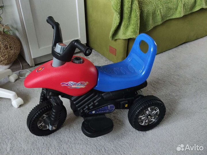 Детский аккумуляторный мотоцикл