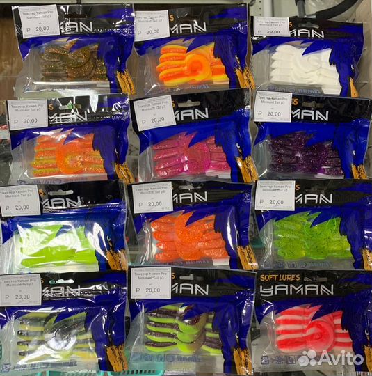 Твистер yaman PRO Mermaid Tail, р.3 inch