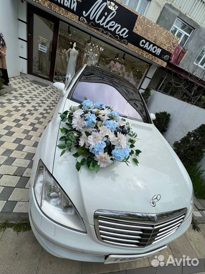 Прокат авто на свадьбу Свадебное авто мерседес 221