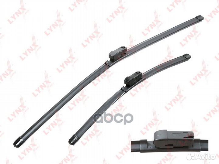 LB-1268) Комплект бескаркасных щеток стеклоочи