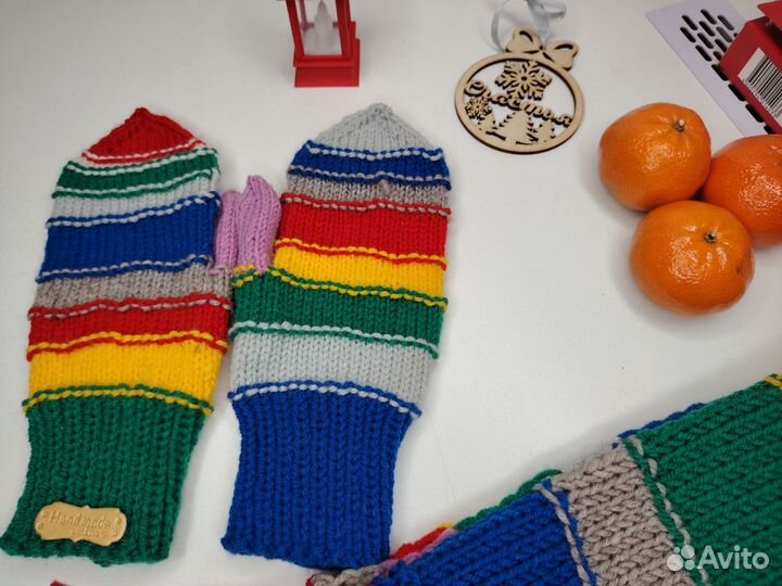 Варежки и шарф pinterest как из пинтерест