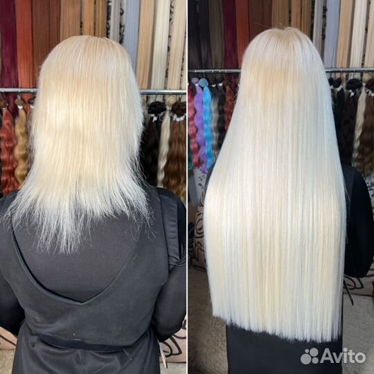 Наращивание биопротеиновых и натуральных волос