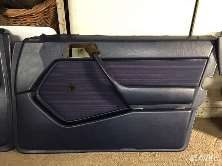 Карты обшивки дверей w124 синие