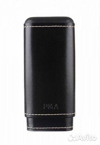 Чехол P&A на 3 сигары Черчилль T1067-Black