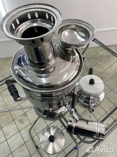 Самовар на дровах углях в Краснодаре