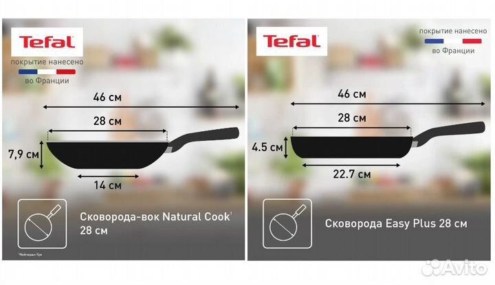 Сковороды Tefal - Новые