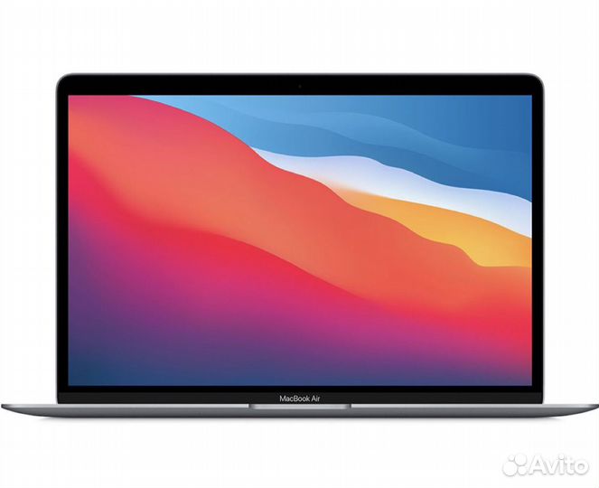 Macbook air m1 8 256 space gray, новый