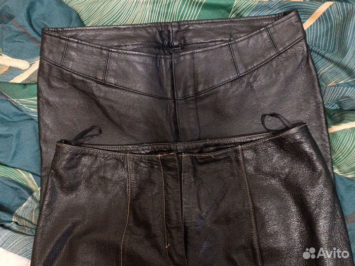 Брюки кожаные красота