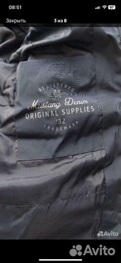 Куртка mustang зимняя (M)