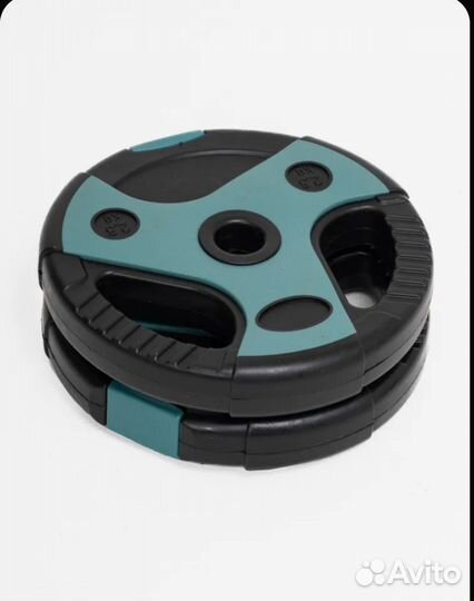 Диски для грифа пластиковые с хватами