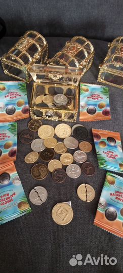 Золото магнитного моря монеты магнит коллекция