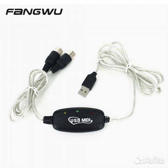 Адаптер Usb Midi (юсб миди кабель )