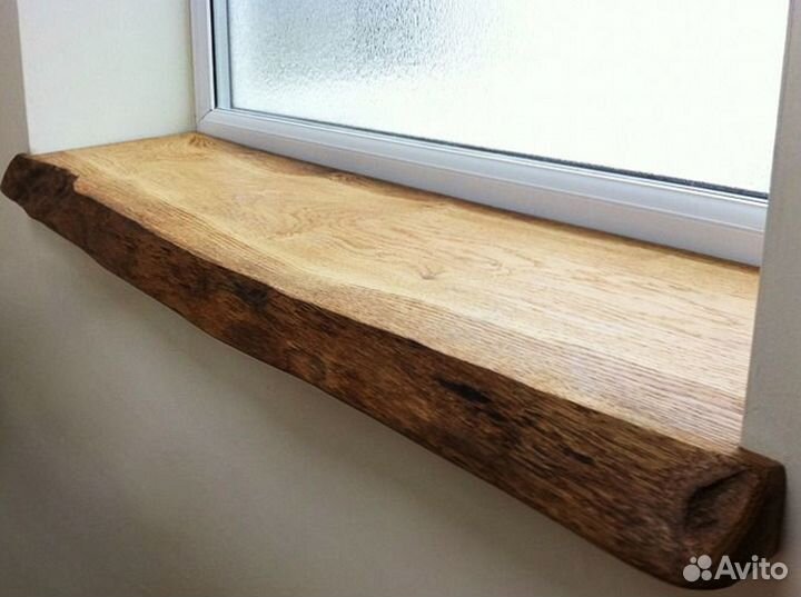 Фактурный подоконник из массива