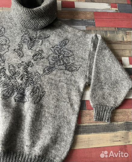 Свитер винтаж 90/е гг мохер