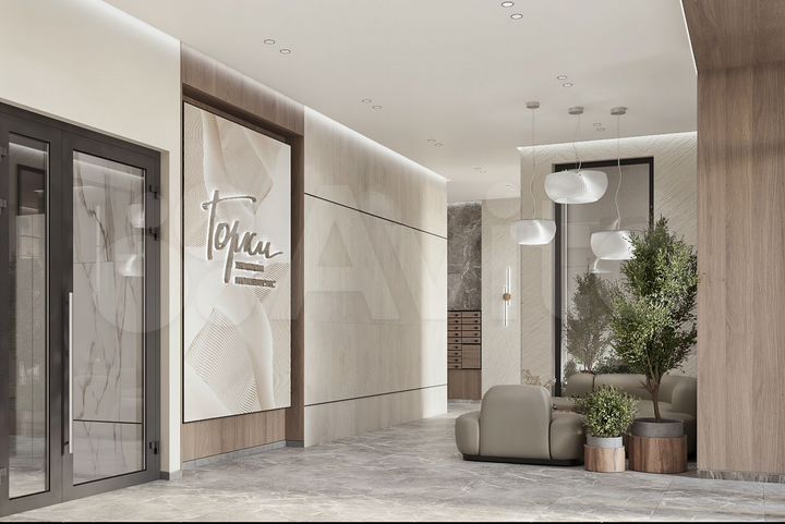 2-к. квартира, 55,3 м², 6/25 эт.