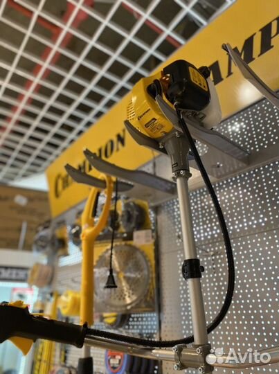 Триммер мощный бензо электро мотокоса