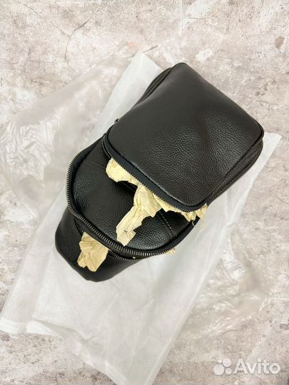 Сумка барсетка мужская натуральная кожа